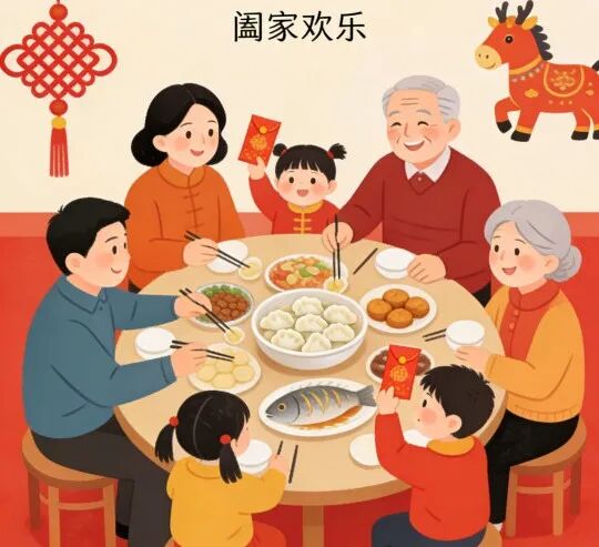 金马腾祥迎新春丨万家灯火共除夕